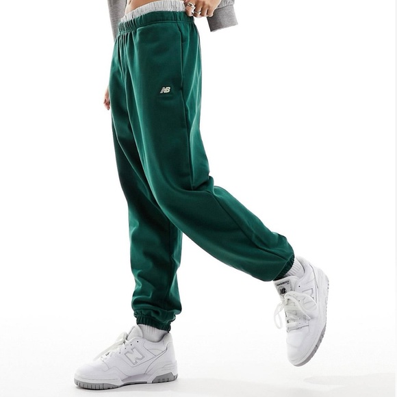 New Balance Deep Green Joggers - Picture 2 of 11